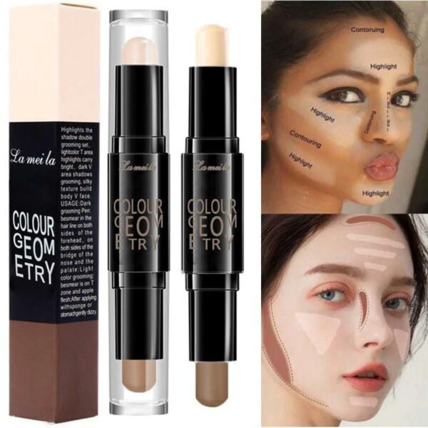 3d concealer stick highlighter face contour pen long lasting face contour pen
