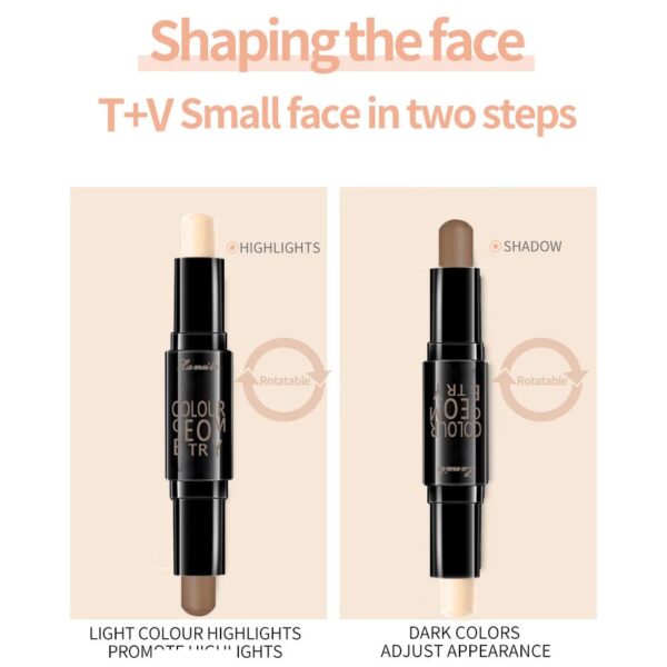 3d concealer stick highlighter face contour pen long lasting face contour pen - Image 4
