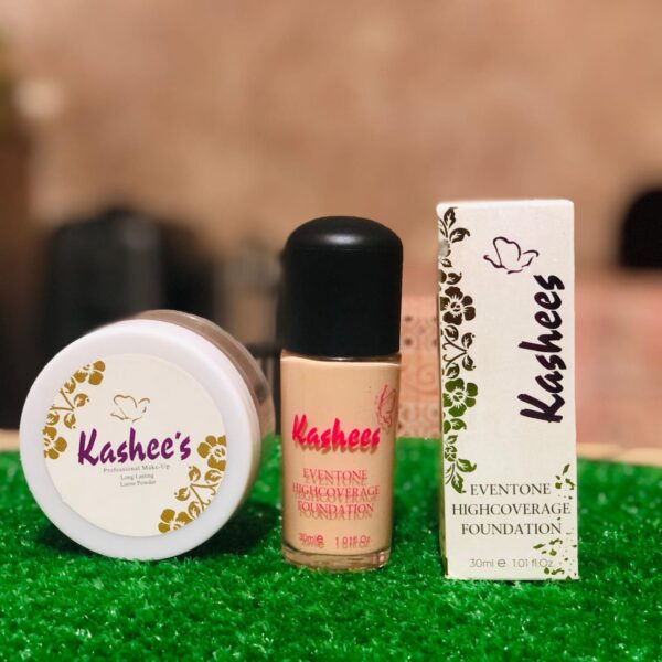 pack of 2 kashee's deal, foundation & setting loose powder, 30 ml