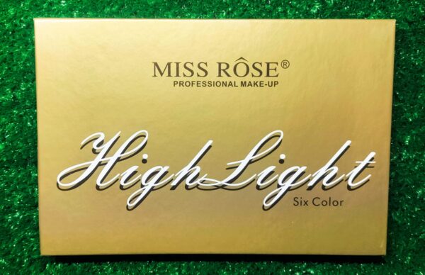6 in 1 miss rose ultimate glow highlighter kit for face smoothness - Image 3