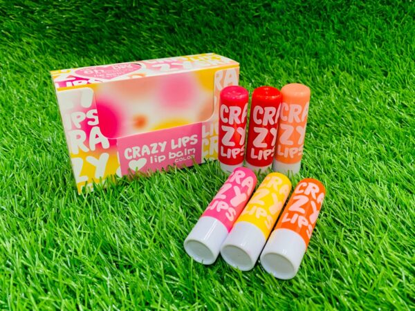 pack of 3 crazy tinted lip balm, magic chapstick hydrated & moisturizing lip balm (random color) - Image 3