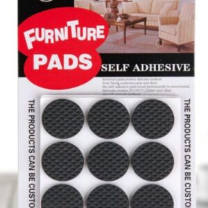 pack of 2/ 18 /8 self-adhesive furniture pads rubber floor protector non-slip furniture pads, sofa, bed, table, cabinet, dining chairs balance pad