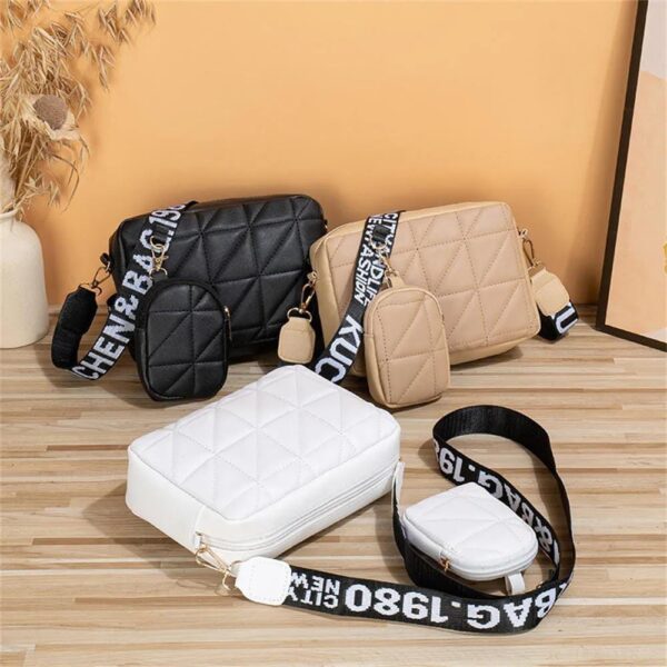 ( 2 piece ) girls cross-body bag | best quality shoulder bag for girls | best quality bag for women | pu leather cross-body bag