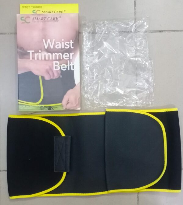 sn-360 smart care waist trainer sweat belt – premium neoprene compression belt for weight loss, tummy shaping & body modeling (free size adjustable, skin-friendly) - Image 6