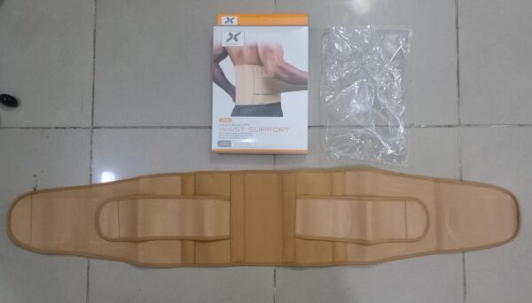 waist support waist trimmer weight loss slimming belt | fitness belt back waist support sweat belt waist trainer | double support | free size adjustable | gym equipment ( random color ) - Image 11