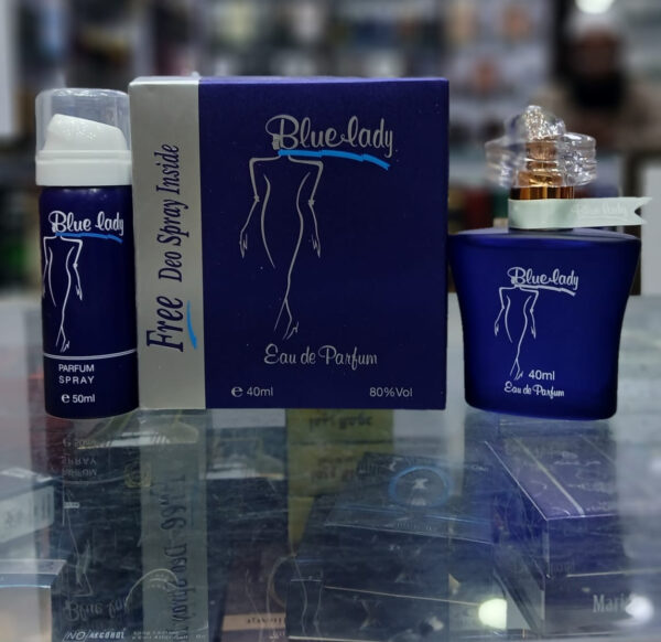 combo pack blue lady sellon perfume & deo spray  40ml perfume body spray 50 ml) - Image 3