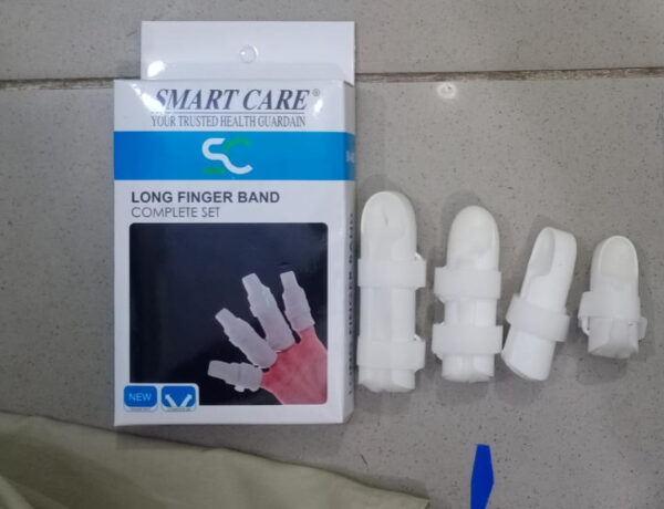 pack of 4 finger splint repairing extensor tendon rupture, and fracture, sprain, and displacement of the little finger joint