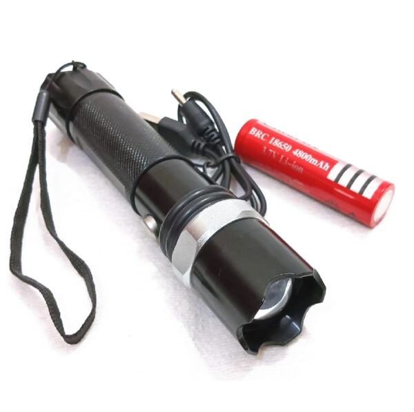 xa-808  high quality metal body usb rechargeable led flashlights zoomable multifunction zoom high lumens for emergencies, outdoor , home and hiking - Image 5