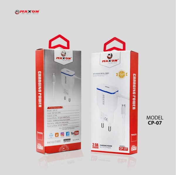 model cp-07  android charger / fast charging /quick charger / smart charger - Image 3