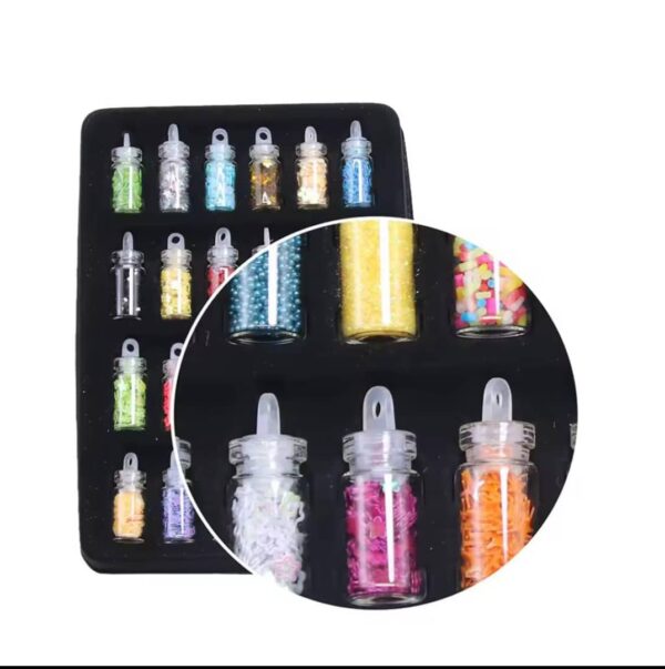 diy starry nail art kit, nail decals, glitter jar art kit features a selection of starry nail stickers, multi-pattern women beauty accessories kit, manicure long-lasting(multi color) - Image 6