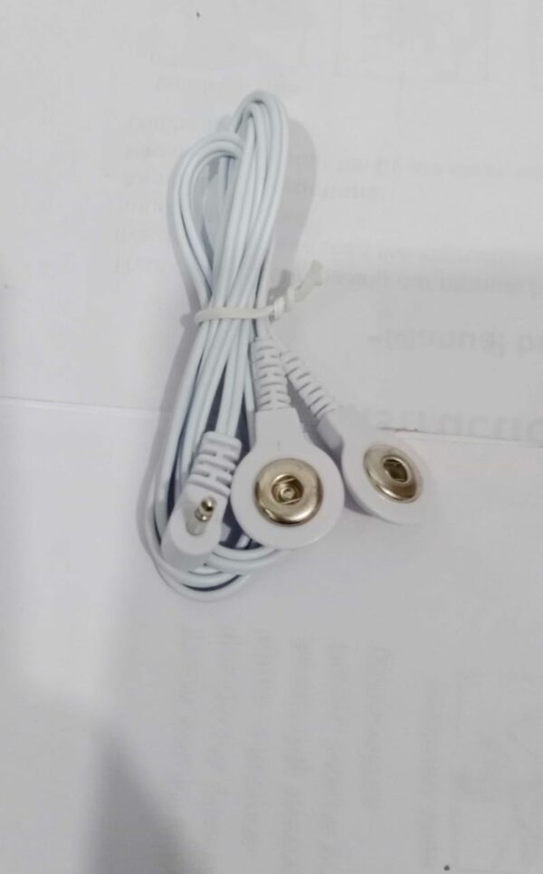 1 piece tense lead/cable button type use for tense massager accessories button electrode wire cable - Image 2