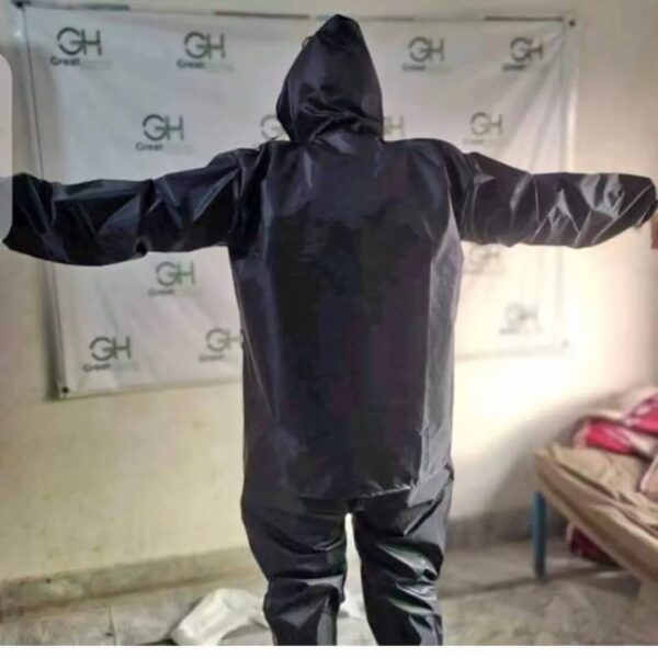 stylish beautiful rain coat jacket and trouser rain coats survival emergency heavy duty rain coat (random colors) - Image 4