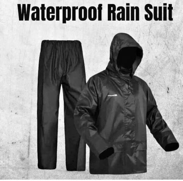 stylish beautiful rain coat jacket and trouser rain coats survival emergency heavy duty rain coat (random colors) - Image 3