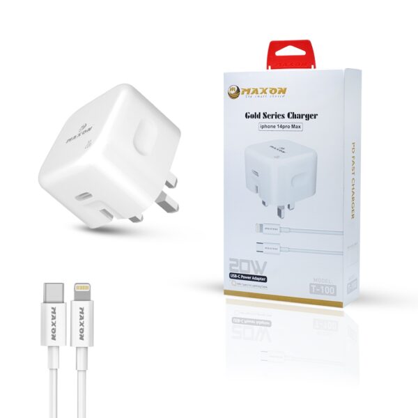 maxon  t-100 iphone 20w fast charger