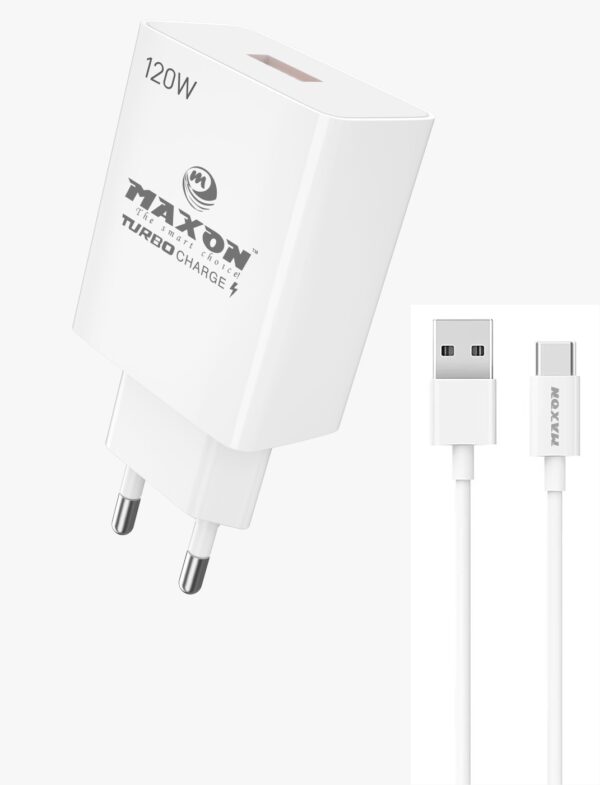 maxon t-300 turbo charger with type c cable / type c cable,120w output, - Image 3