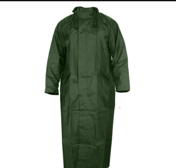 1 pc stylish beautiful rain coat heavy parachute rain coat waterproof raincoat hooded coat (random color) - Image 2
