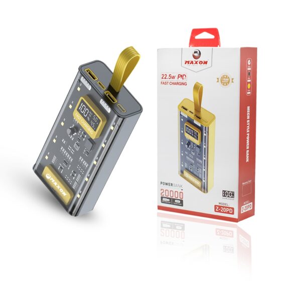 maxon z-10pd 10000mah 22.5w pd power bank (random color ) - Image 7