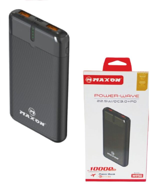 maxon m-950 pd power bank | 22.5w | 10000mah