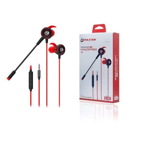 g-02  gaming handsfree / best for pubg,free fire gamers,aux pin,mic