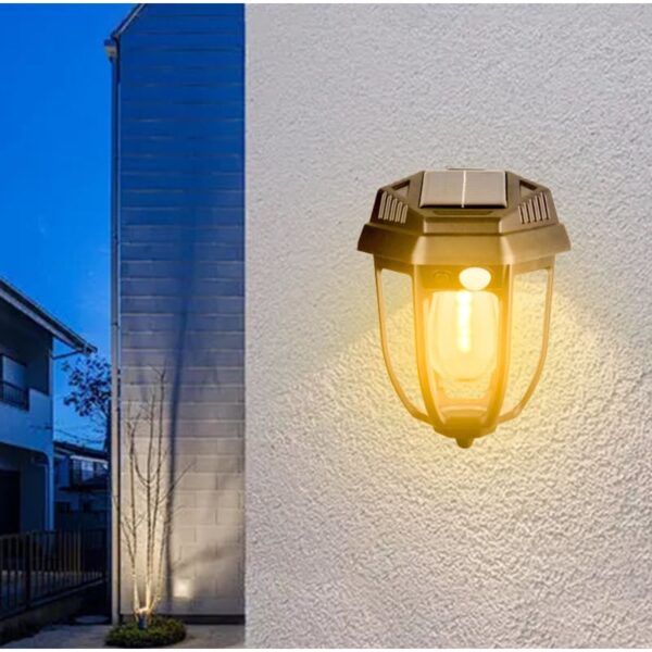 18w outdoor solar induction wall lights eco-friendly illumination for your outdoor spaces