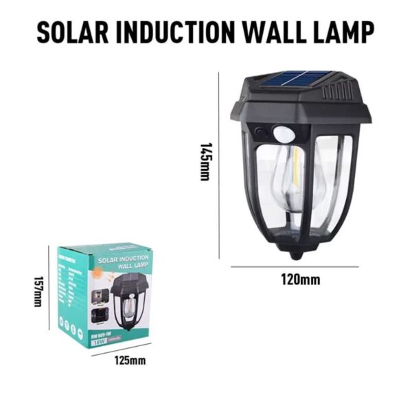 18w outdoor solar induction wall lights eco-friendly illumination for your outdoor spaces - Image 5