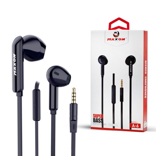 maxon" a-6 super bass handsfree ,high stereo,hd, 5u speaker,sound super bass