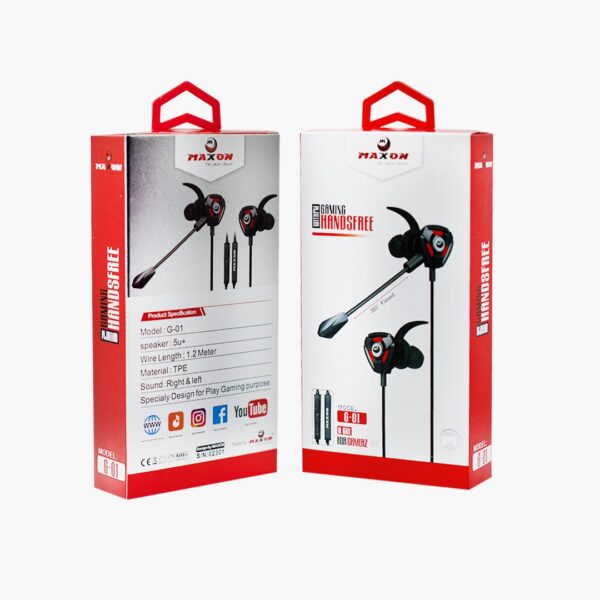g-01 gaming handsfree best for pubg,free fire gamers,aux pin,mic