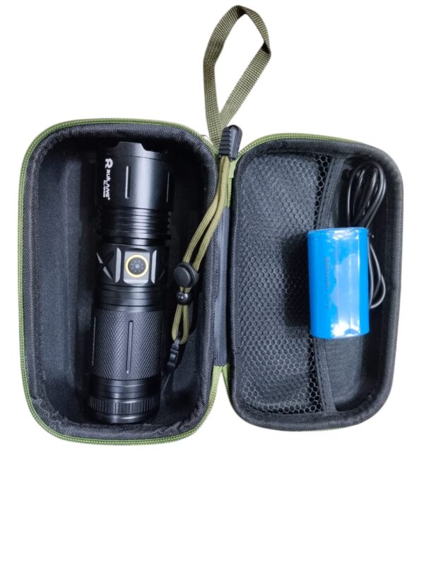 p90 imported super bright rechargeable torch powerful 1 km long range led flashlight - Image 3