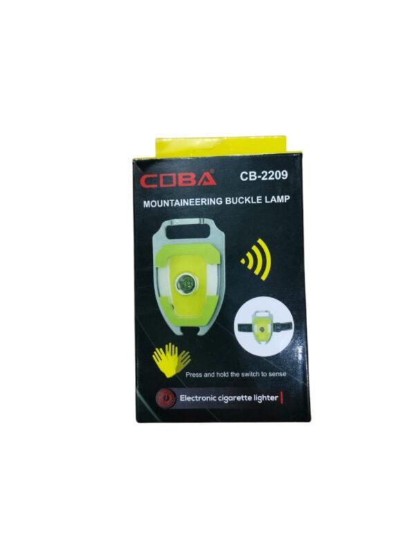 coba cb 2209 multi-function key-chain: mountaineering buckle lamp, electronic lighter, whistle, bottle opener, sensor, magnet, indicator light, type-c interface - Image 6