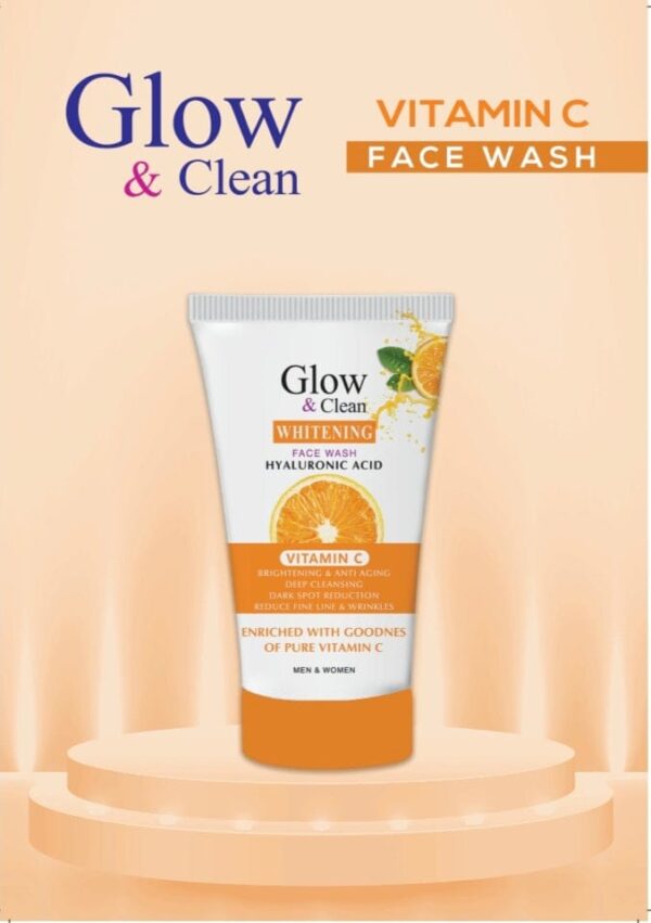 glow & clean whitening vitamin-c face wash helps to reduce dark spots 120 ml - Image 4