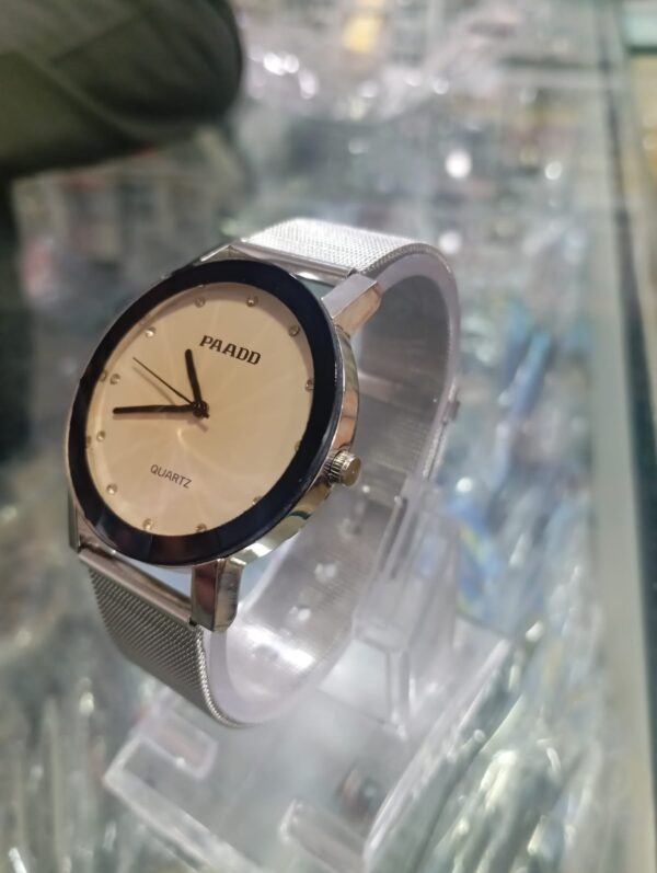 stainless steel unisex men’s formal watch comfortable to wear - Image 2
