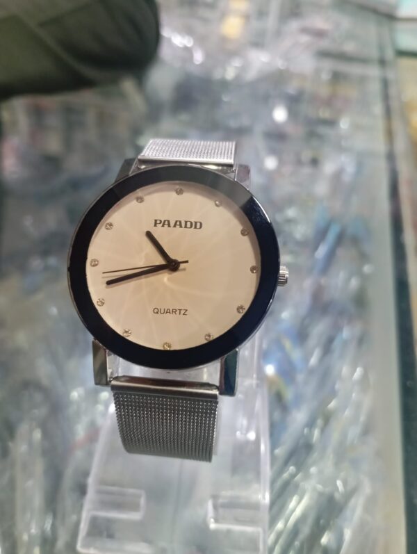 stainless steel unisex men’s formal watch comfortable to wear - Image 3