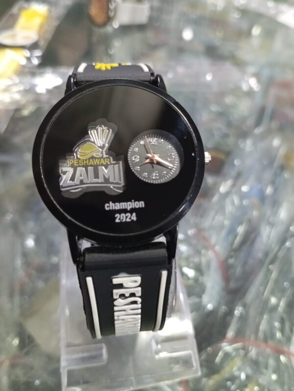 peshawar zalmi logo watch psl wrist watches for unisex men’s formal watch - Image 3