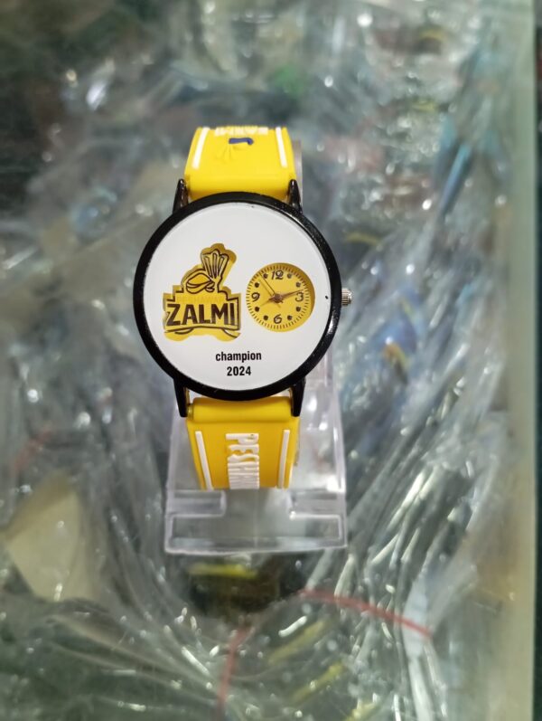 peshawar zalmi logo watch psl wrist watches for unisex men’s formal watch - Image 5
