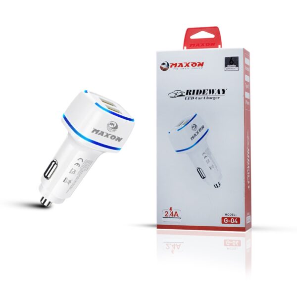 maxon g-04 led android car charger 2usb post,for android mobile,micro cable,best for traveling