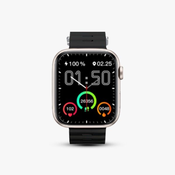 maxon m-01 2.01 infinite full hd display waterproof smart watch bluetooth calls 4 straps (random colors) - Image 12