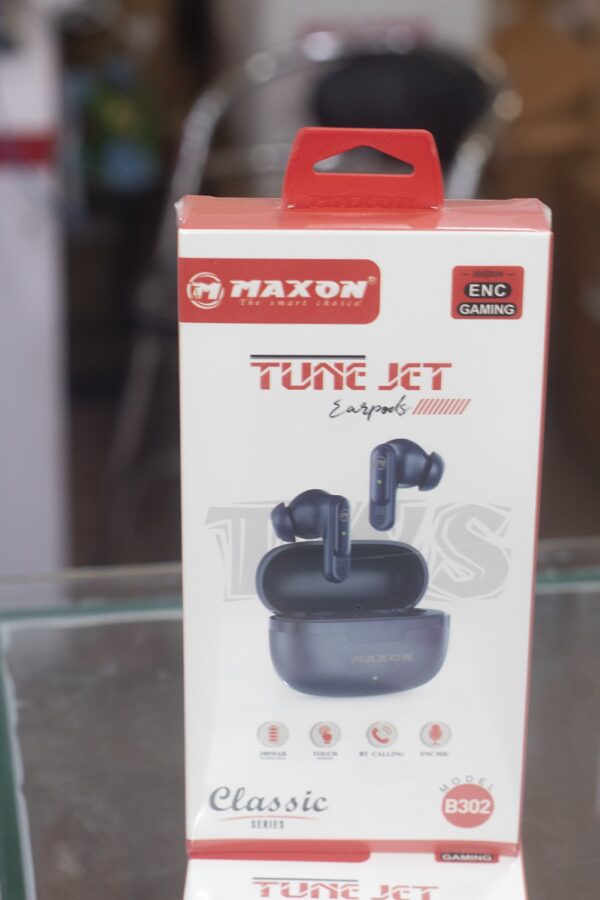 maxon b-302 tune jet earbuds noise cancellation (enc) touch sensor - Image 8