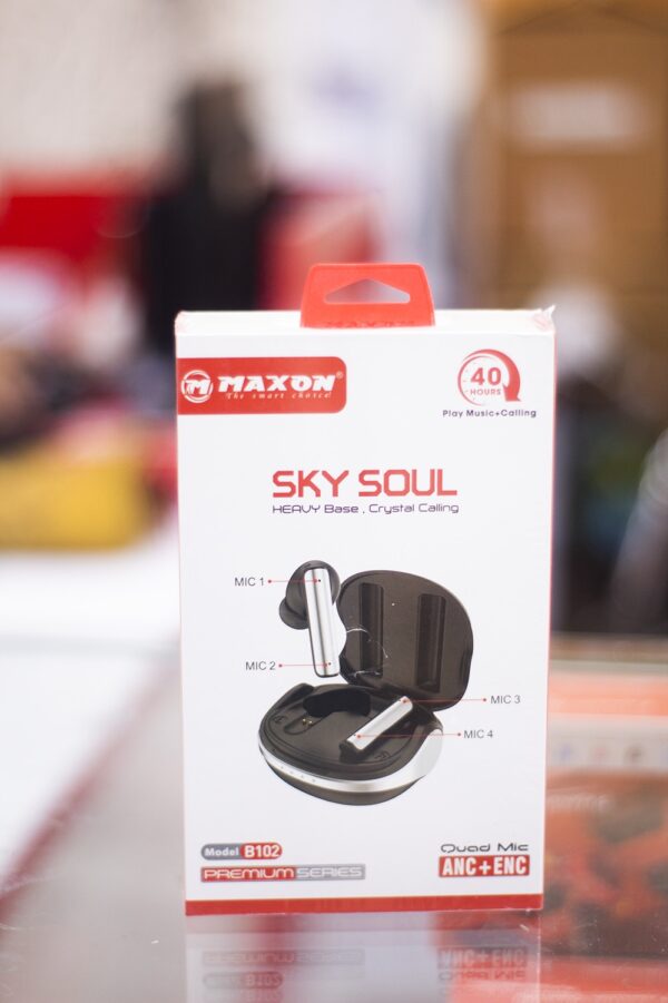 maxon b-102 sky soul earbuds active noise cancellation (anc) bt version: bt 5.3 - Image 5