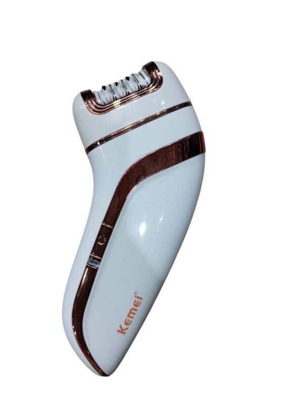 kemei km-1207a epilator with extra shaving head & scraping for women | chargeable kemei lady grooming kit ( random color ) - Image 6