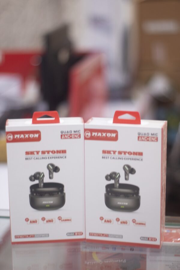 maxon b-101 sky stone earbuds noise cancellation (anc) bluetooth version: bt 5.4 - Image 6