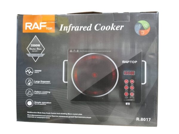 r.8017 raf multifunctional electric stove electric stove 3500w model infrared cooker capable for every pot (random color) - Image 3