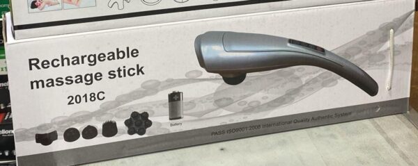 2018c infrared light massager rod – non-rechargeable handheld massager for targeted pain relief and relaxation ( grey color ) - Image 3