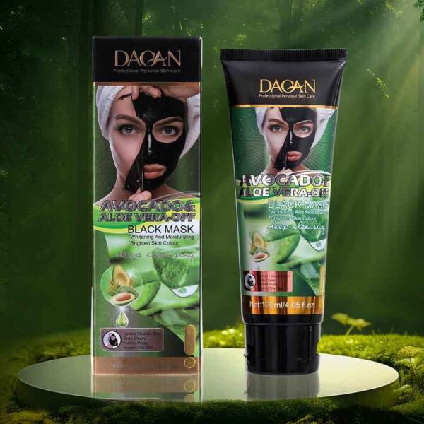 daqan  aloe vera face care infused skin care deep cleansing chinese factory peel off mask acne treatment firming mask 120ml - Image 5