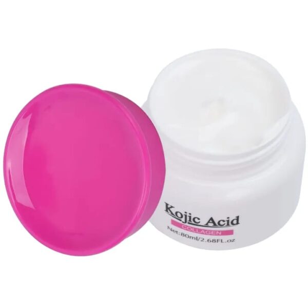 kojic acid collagen whitening cream bleaching face body lightening cream underarm armpit whitening cream 80ml - Image 8