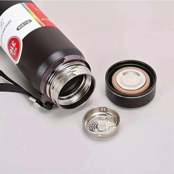 vacuum flask thermos bottle stainless steel double wall tumbler sports coffee mug  leakproof insulated drinkware 800ml (random color) - Image 4