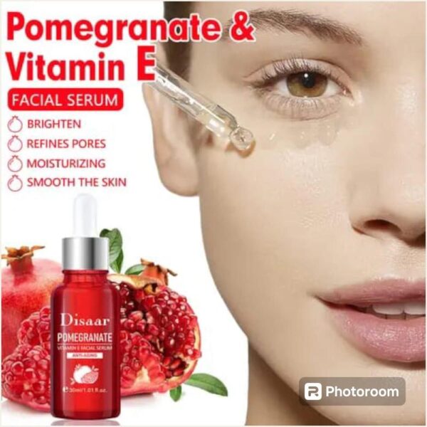 disaar pomegranate vitamin e facial serum boost your skin's radiance (30ml) - Image 5