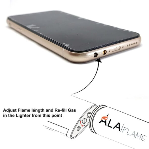 refillable fancy iphone lighter | best quality iphone lighter fancy lighter ( golden color ) - Image 4