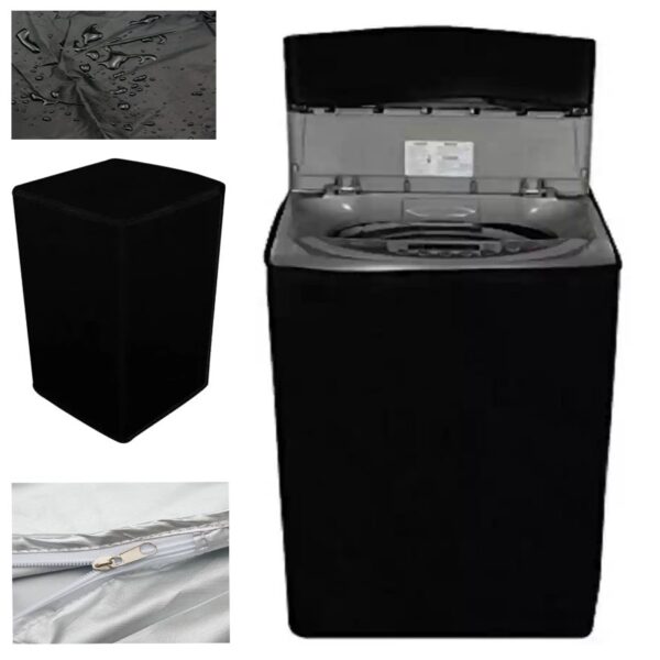 single washing machine cover - parachute type (high quality) waterproof (random color) - Image 5