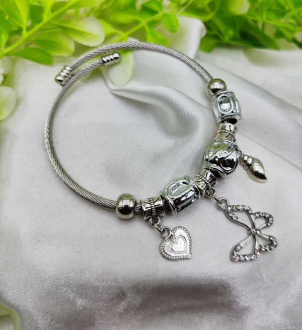 1 piece imported stunning pandora butterfly charm bracelet | best quality bracelet for girls & women | girls & women jewellery