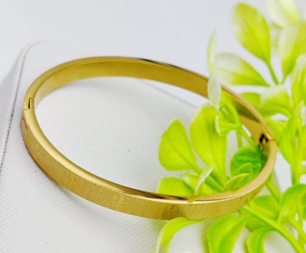 cartier-inspired adjustable and imported gold bangle bracelet | best quality bracelet for girls & women | artificial bracelet